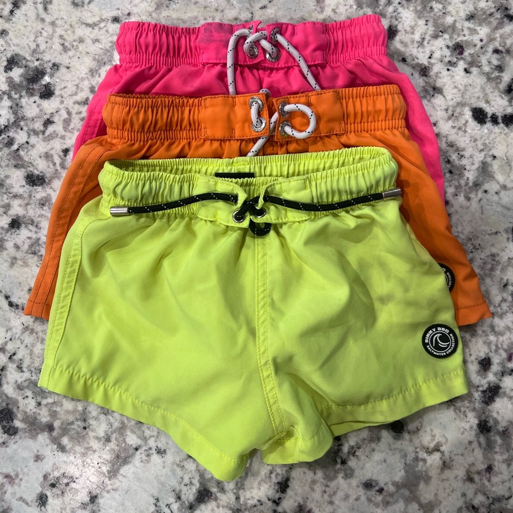 Binky Bro swim trucks 2T-3 pair